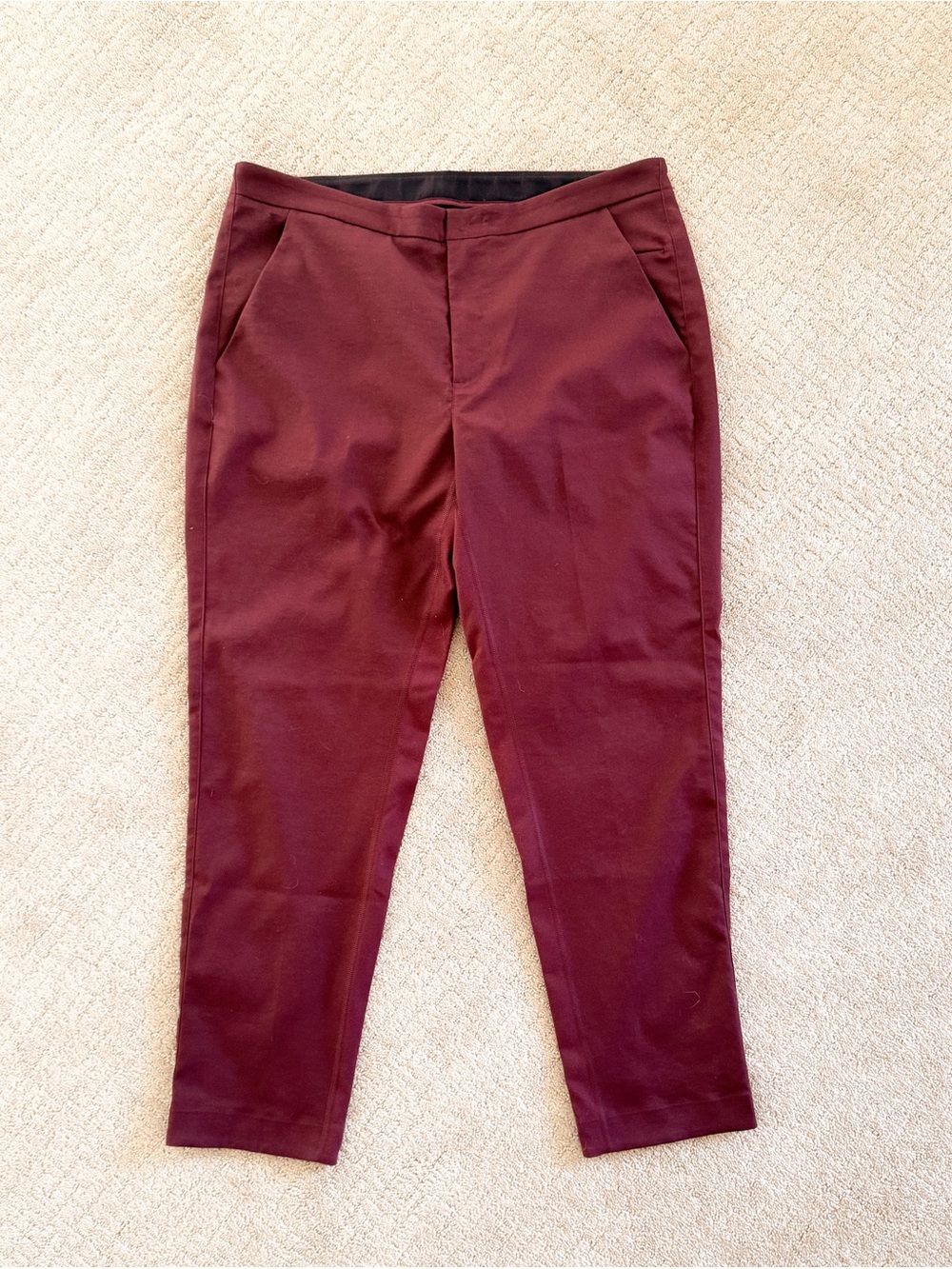 lululemon athletica Maroon Slim Chinos